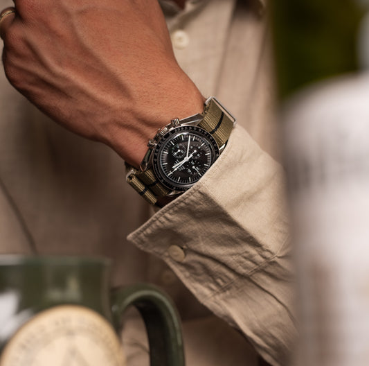 Five Eye Nylon Watch Strap - Stripe