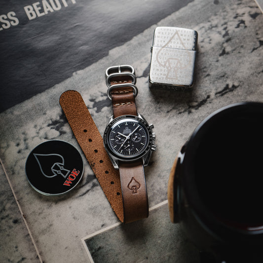 W.O.E. Leather Single Pass Strap