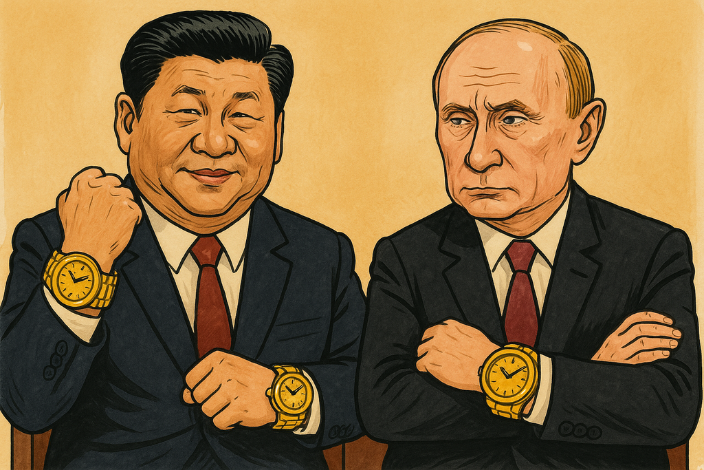 vladimir putin and the chinese president watches