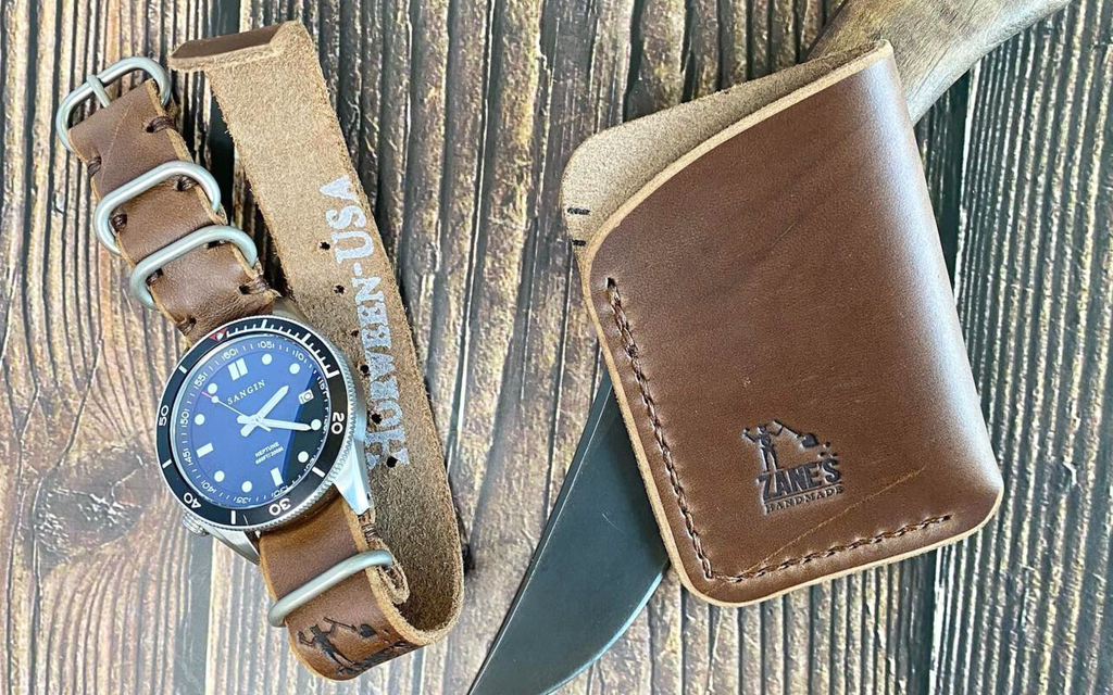 (Photo Credit: Zane’s Handmade) leather wallets watch straps special forces
