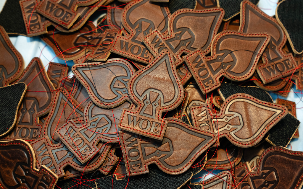 W.O.E. Leather Patches